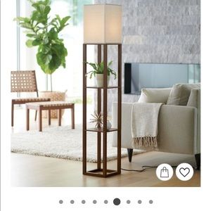 Two Target Shelf Floor Lamps